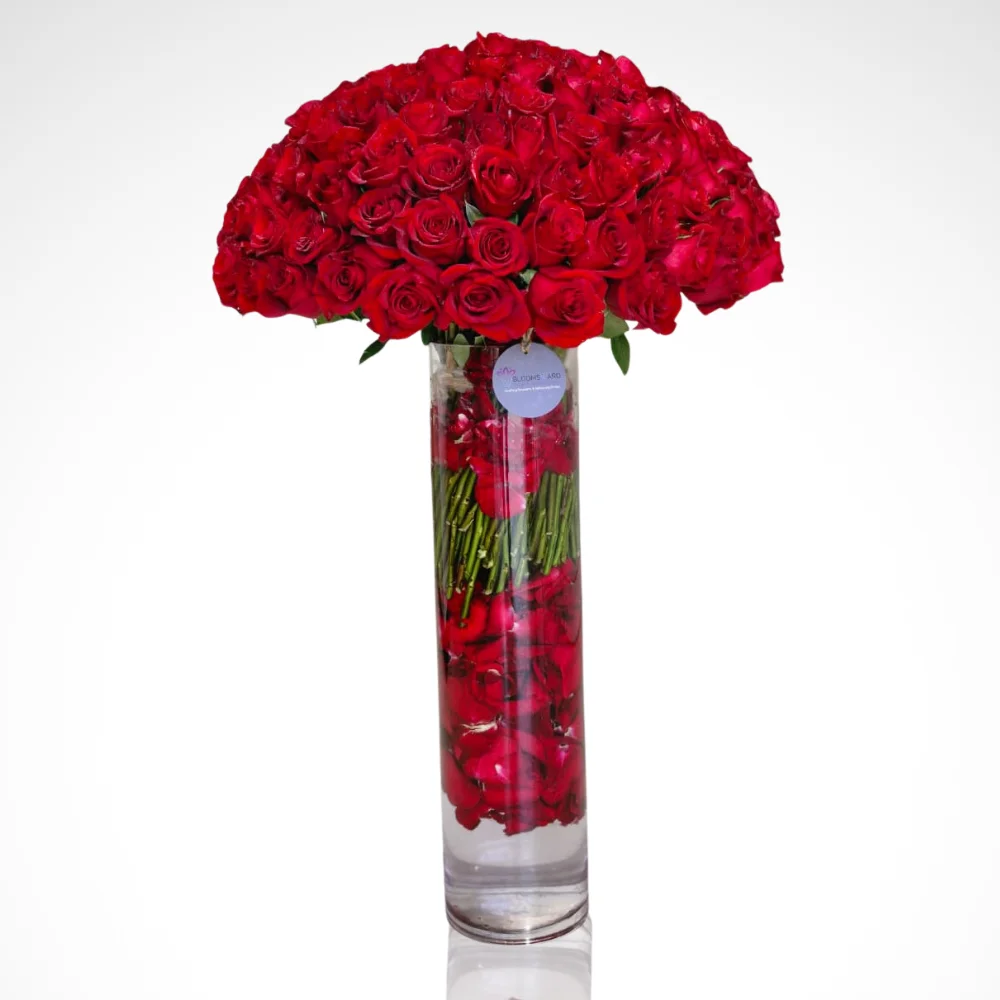 Heartbeats & Hugs - 150 Red Rose