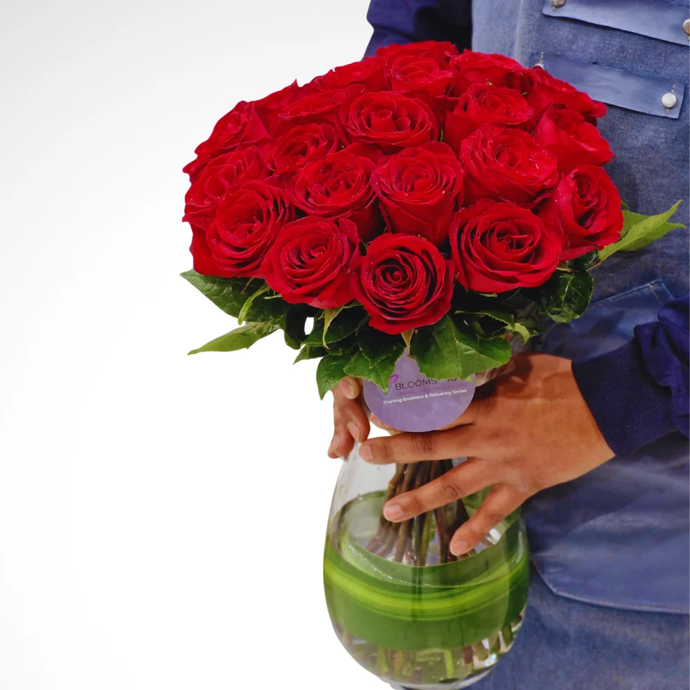 Message of Love - 2 Dozen Rose