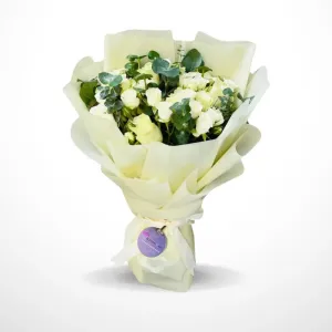 White Joy Bouquet