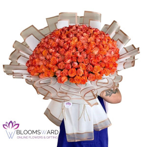 Luxury Orange - 100 Rose